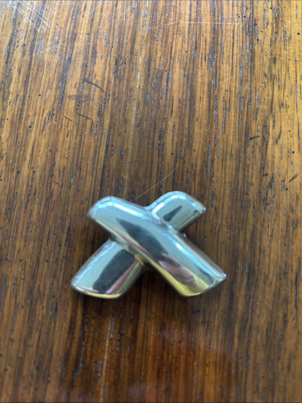 Vintage 80’s sterling Silver Bow/Ribbon shape Lapel Pin made in taxco Mexico